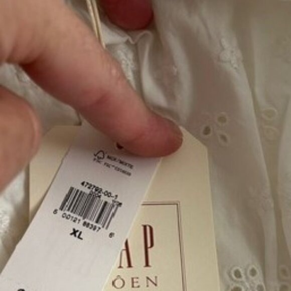 Gap X DOEN Eyelet midi Dress - Picture 8 of 9